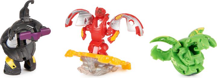 Image du produit Spin Master Bakugan 2023 Starter Pack avec 3 Bakugan (y compris 1 Special Attack Dragonoid, 2 Core Balls