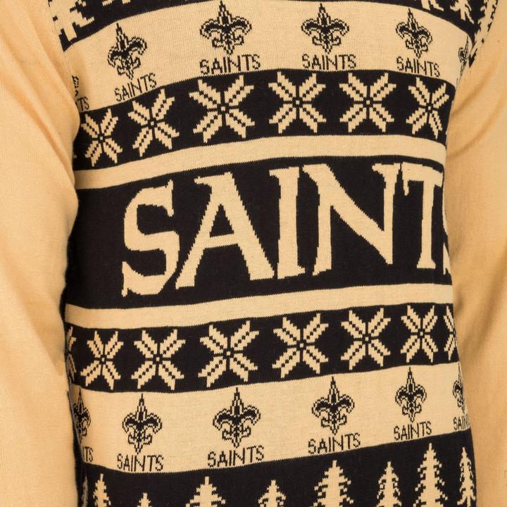 Actual product image Foco NFL Ugly Sweater XMAS Knit Sweater New Orleans Saints XL (XL)
