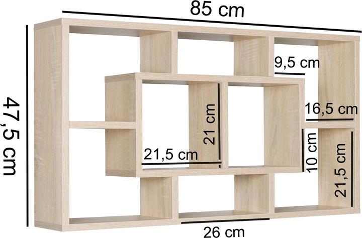 Image du produit Wohnling Alex (85 x 16 x 47,5 cm)