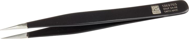 Rs Pro ESD epoxy coated tweezers straight 120mm