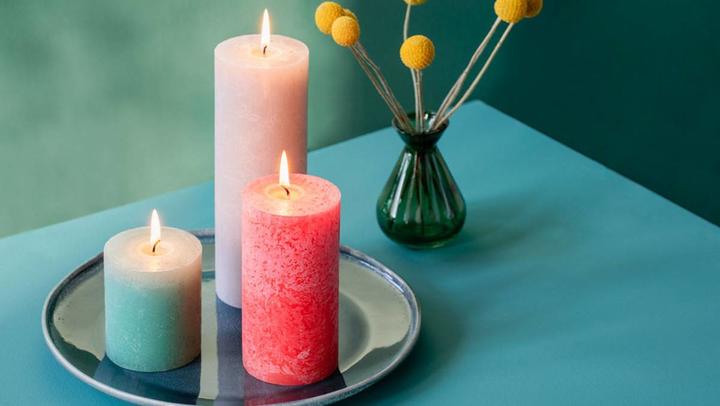Actual product image Bolsius Pillar candle 'Rustiko Shine (1 pcs.)