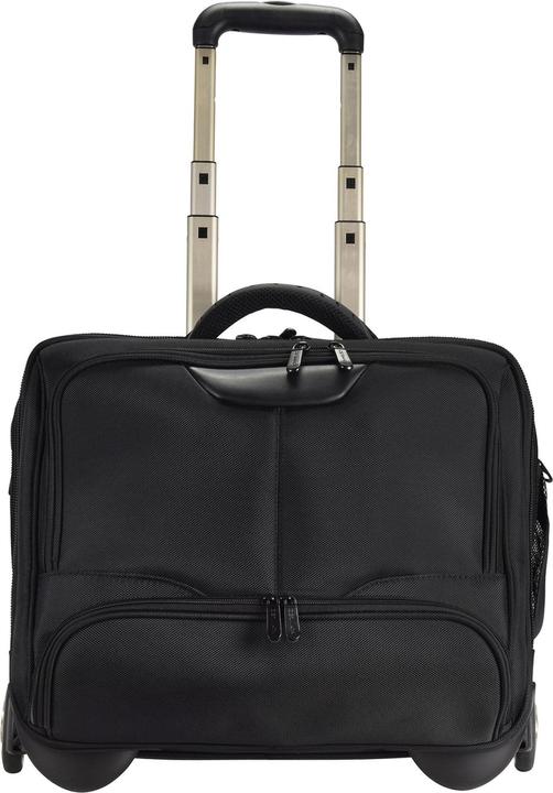 Immagine prodotto Dermata Trolley per laptop business in nylon 3456NY Zwart - Met Grijze Binnenvoering (33 l, Bagaglio a mano (fino a 50 litri))