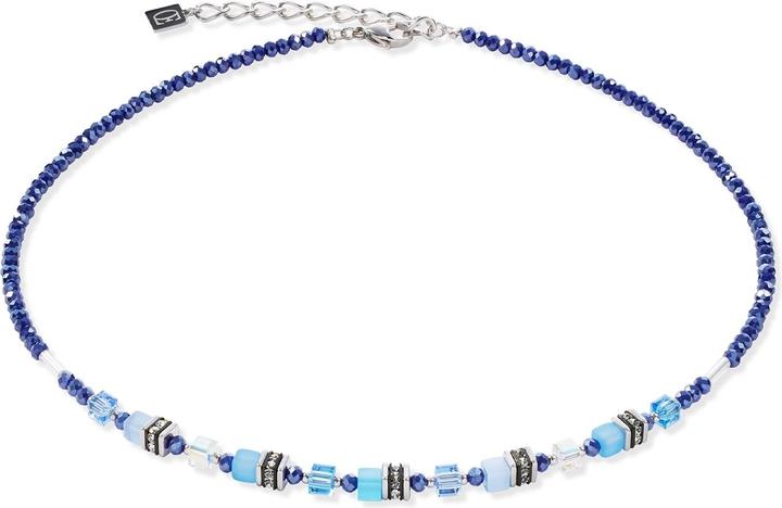 Coeur de Lion Halskette Blau (Edelstahl)