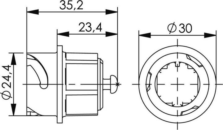 Immagine prodotto Telegärtner H80030A0000 Coperchio in plastica nera per la connessione elettronica