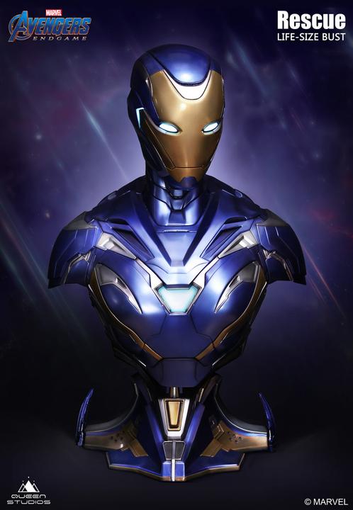 Image du produit Queen Studios Marvel's Avengers "Iron Man MK49 - Rescue Suit" 1/1 Buste Lifesize