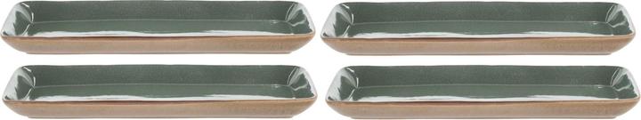 Bitz Serving Platter Wood Forrest Green/Beige