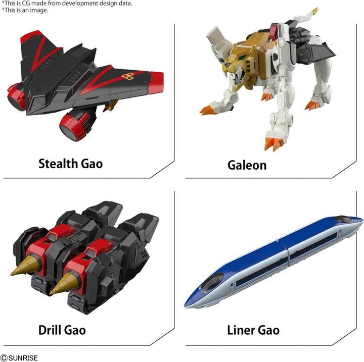 Actual product image Bandai Rg Gaogaigar