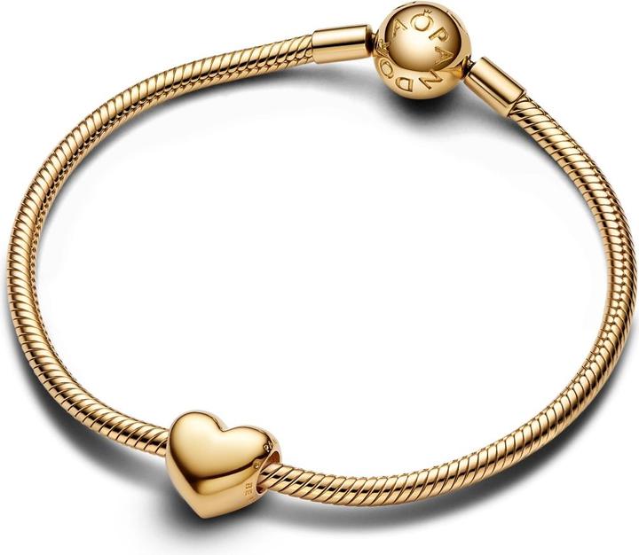 Immagine prodotto Pandora Charm a forma di cuore Be Love (Placcato oro 14K, Metallo)