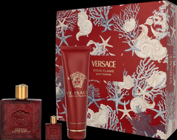 Actual product image Versace Geschenkset Eros Flame pour Homme Set /100ml /5ml (Facial care set)