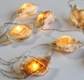 Actual product image Room05 Maritime "Shell" LED fairy lights (1.65 m)