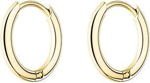 Rosefield Minimalist Gold Plated Earrings Essentials Hoops JESHG-J581