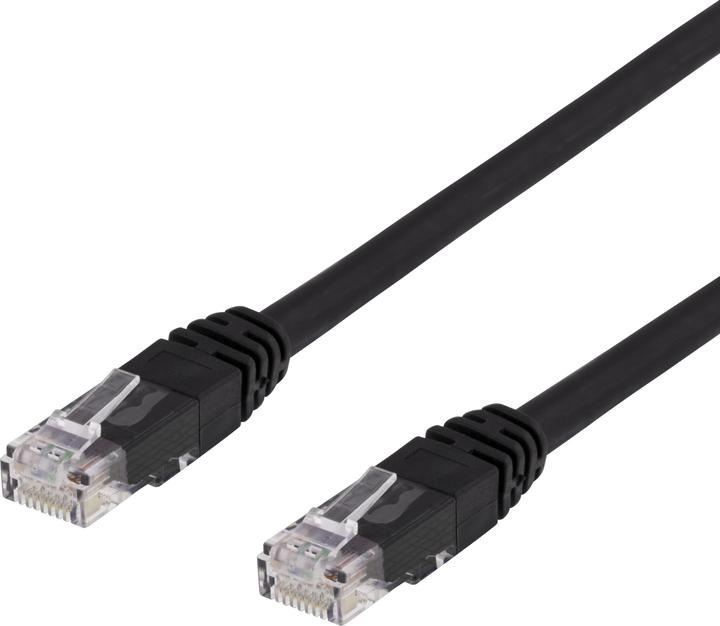 Produktbild Deltaco patchkabel - 20 m - sort (CAT6, 20 m)