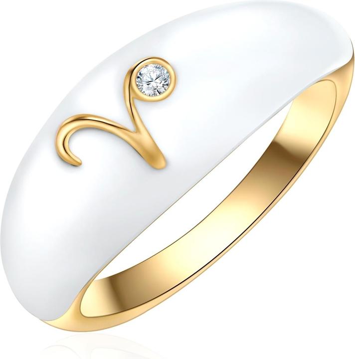 Produktbild Glanzstücke München Damen Ring Sternzeichen Widder - 35962 (54, 925 Silber)
