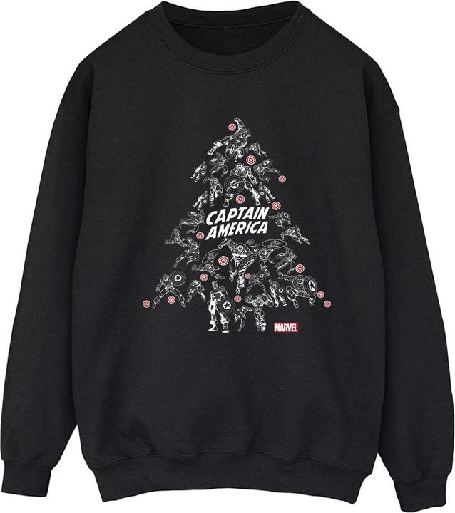Captain America Christmas Tree Sweatshirt