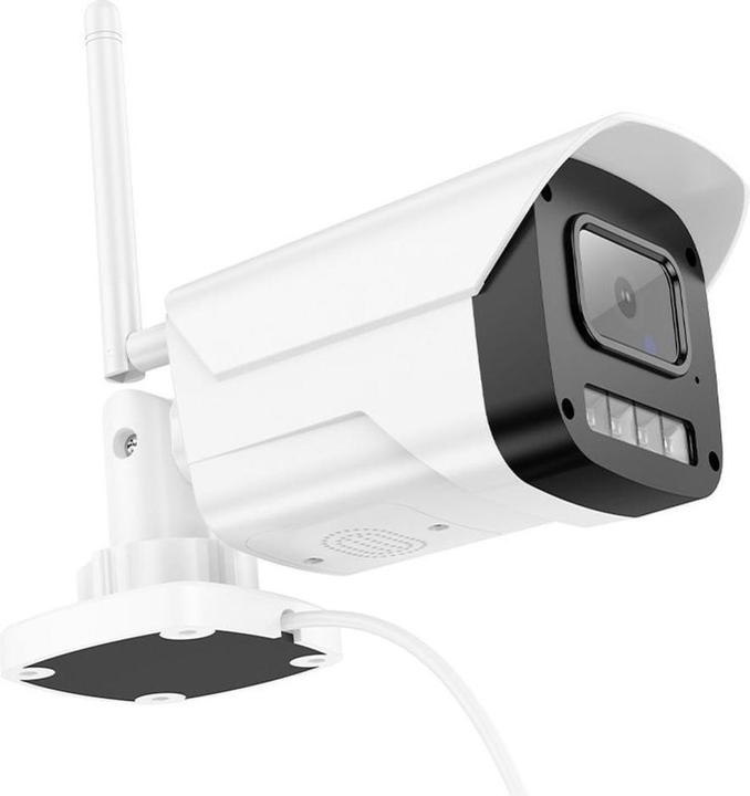 Image du produit Hoco Headphone with microphone outdoor gun-type camera Full HD D4 white (1920 x 1080 Pixels)