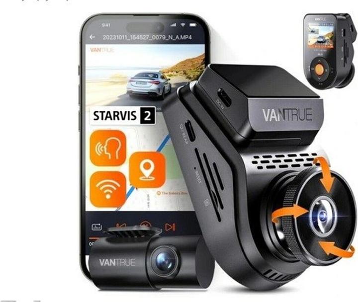 Vantrue Wideorejestrator S1 PRO Sonnet (Écran intégré, WiFi, Microphone intégré)