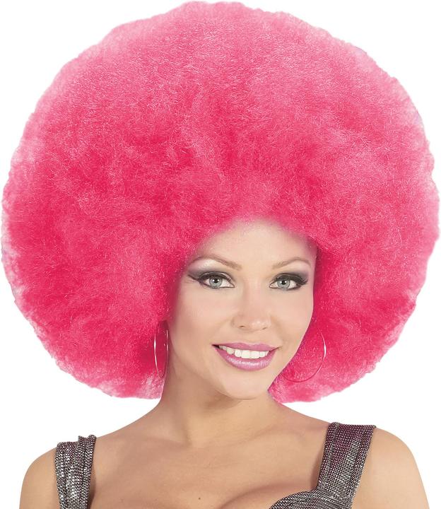 Produktbild Widmann Wuschel Perücke pink - Kostüm Perücke für Fasching
