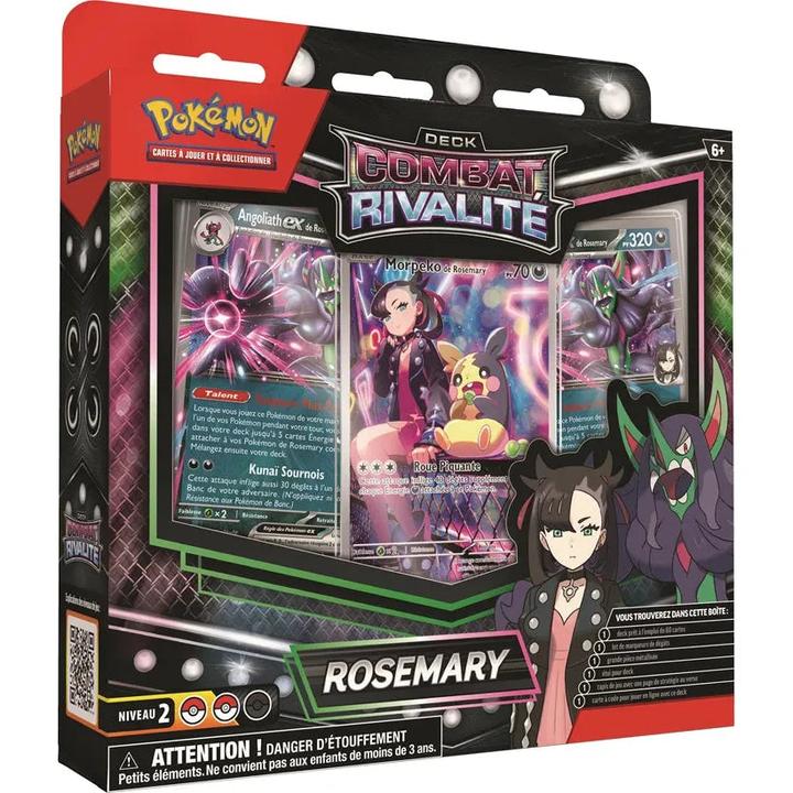 Actual product image Pokémon P-FR Combat Rivalité Rosemary/Pierre (French, Deck)