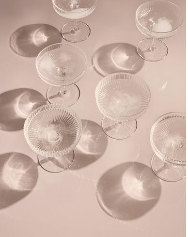Produktbild Ferm Living Ripple (15 cl, 2 Gläser, Sektgläser)