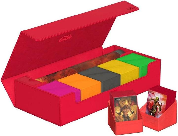 Produktbild Ultimate Guard Kartenbox XenoSkin Superhive 550+ Rot