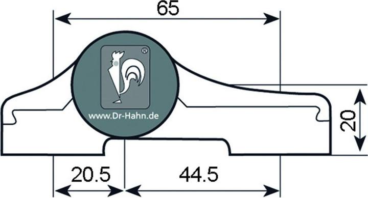 Actual product image Dr. Hahn Door hinge Hahn Series 4 / A 901
