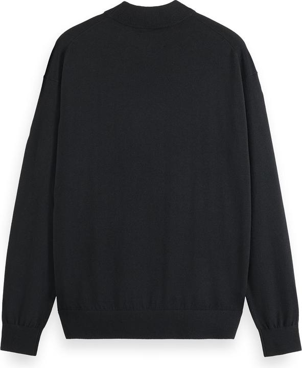 Actual product image Scotch & Soda Core - Dropped Shoulder Mock Neck Pullover (L)