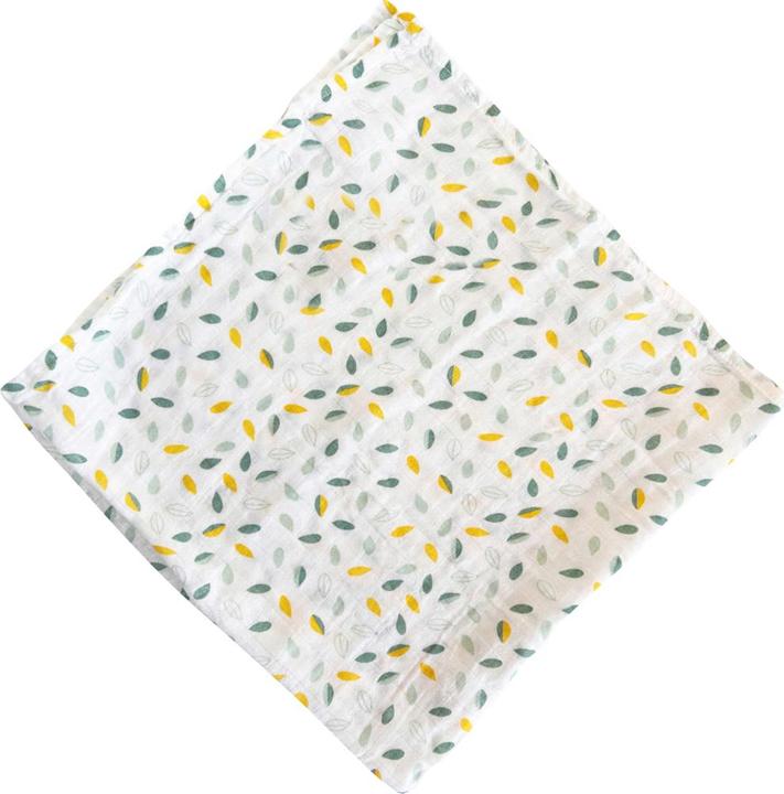 Produktbild Love Kids Nuscheli mit Namen 70x70 cm, Blätter (70 cm, 70 cm)