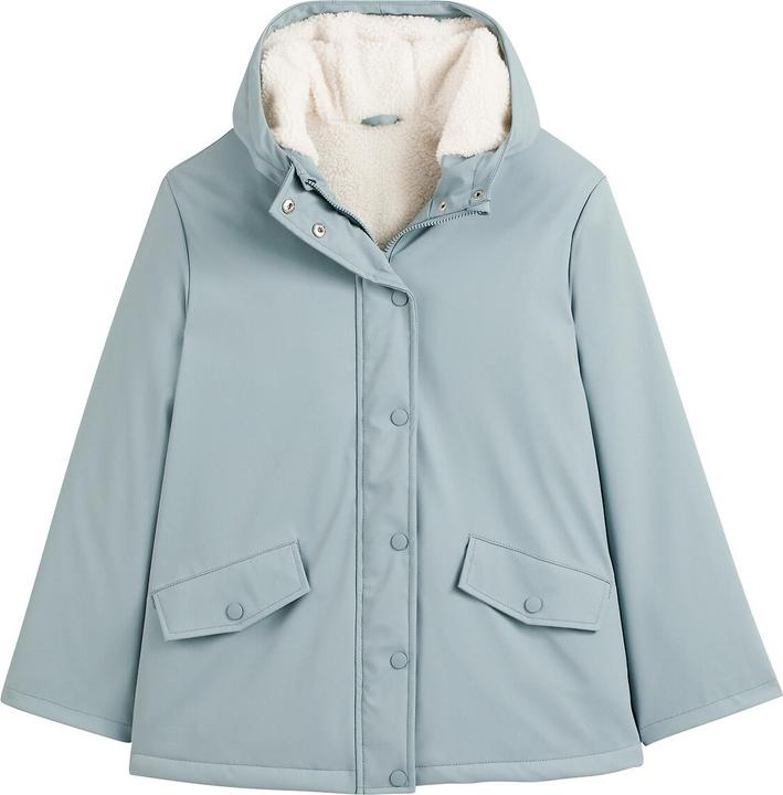 Immagine prodotto La Redoute Collections Giacca antipioggia con cappuccio e fodera in pile Teddy (116)