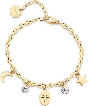 Brosway Beautiful Gold-Plated Bracelet With Chakra Pendants Bhkb248