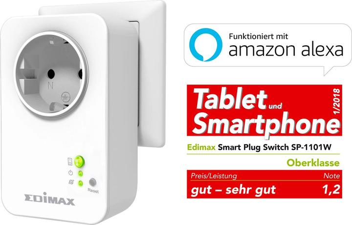 Produktbild edimax SP-1101W, Smart Plug, DE-Stecker