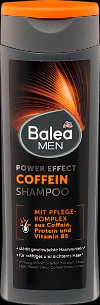 dm Balea MEN Shampoo Power Effect Coffein (250 ml, Flüssiges Shampoo)