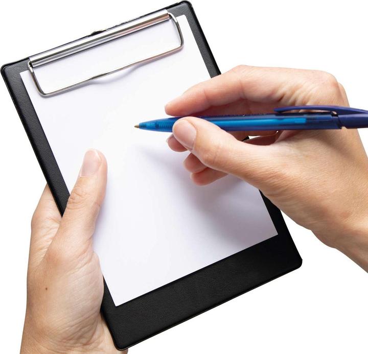 Actual product image Maul Clipboard 2335690 DIN A6 black cardboard