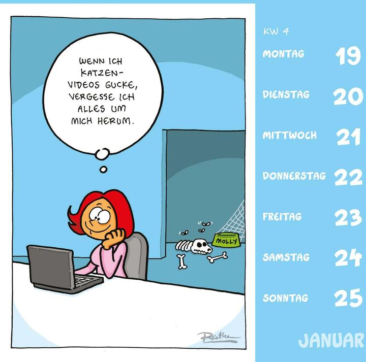 Produktbild Shit happens! Postkartenkalender 2026 (Deutsch)