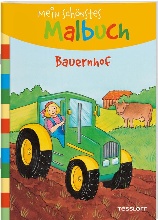 Actual product image Tessloff My most beautiful coloring book. Farm