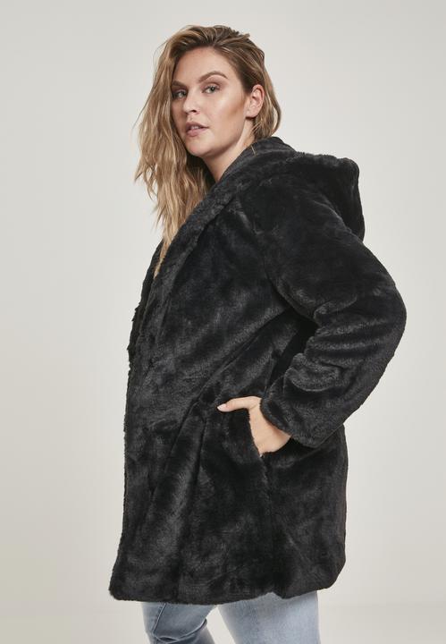 Actual product image Urban Classics Ladies Hooded Teddy Coat (S)