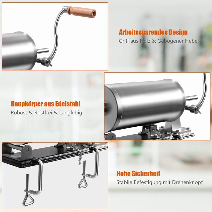 Actual product image Goplus 3,6L Sausage filler