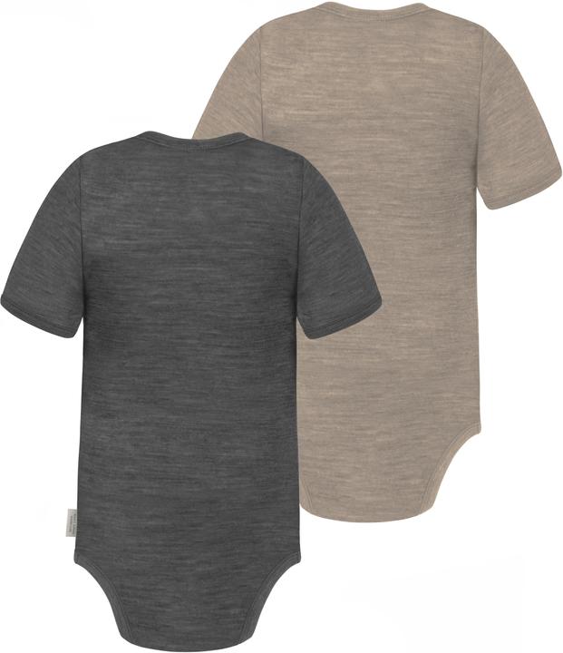 Image du produit Normani Lot de 2 body bébé mérinos manches courtes "Tauranga" - 9293 (68)