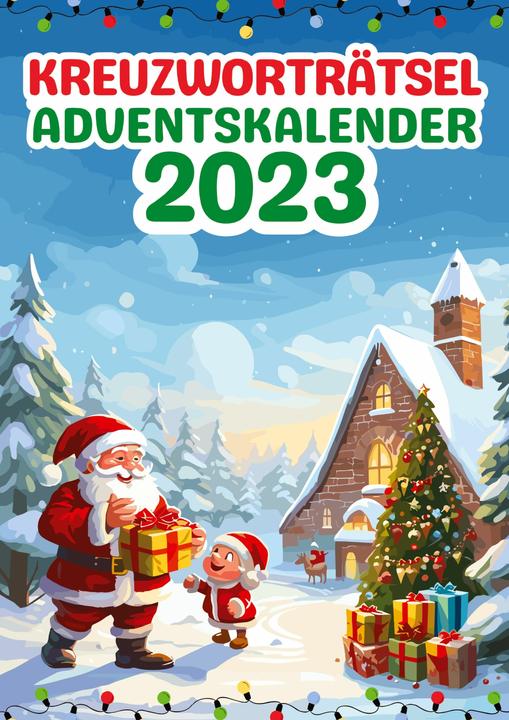 Image du produit Calendrier de l'Avent des Mots Croisés 2023 | Cadeau de Noël