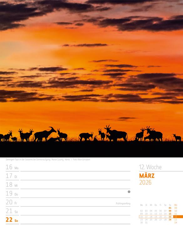 Produktbild Planet Erde - Landschaften der Welt - Wochenplaner Kalender 2026 (25 x 33 cm, Harter Einband, Deutsch)