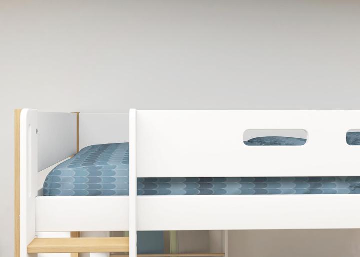 Produktbild Flexa Hochbett Nor mit gerader Leiter (90 x 200 cm)