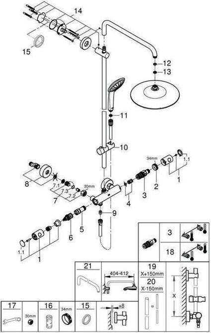 Image du produit Grohe Système Euphoria 260