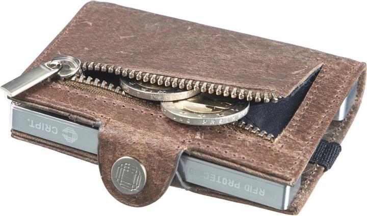 Actual product image Cript 3.55 Card holder with coin pocket and note compartment