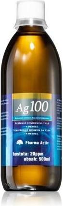 Actual product image ‎Pharma Activ Pharma Activ Colloidal Silver Toning Cleansing Lotion 20 ppm - 500 ml (Cleansing lotion, 500 ml)