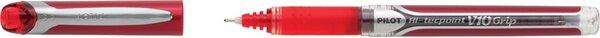 Produktbild Pilot Tintenroller Hi-Tecpoint Grip V10 0,6mm rot Rundspitze nicht dokumentenecht (Rot, 1 x)