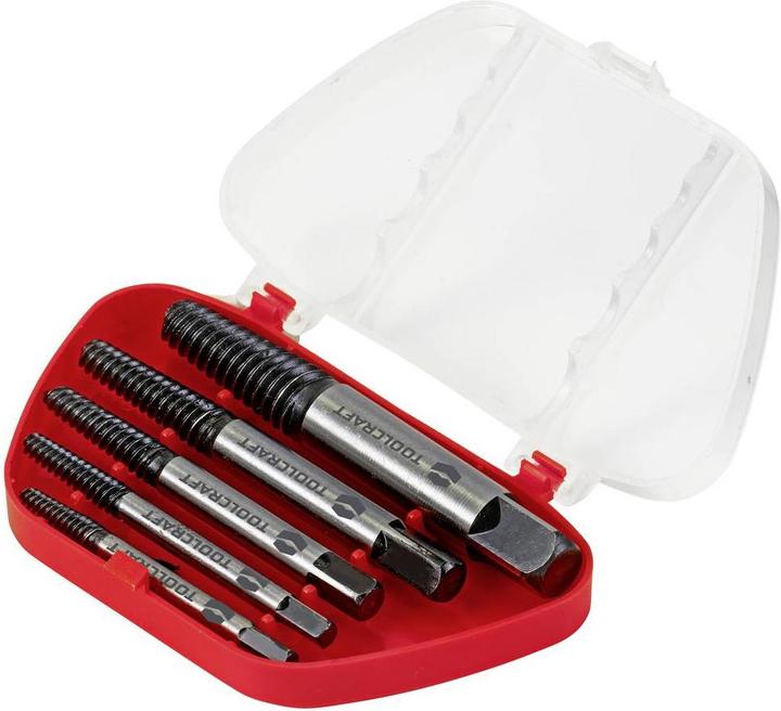 Toolcraft Jeu d'extracteurs de vis, 5 pièces