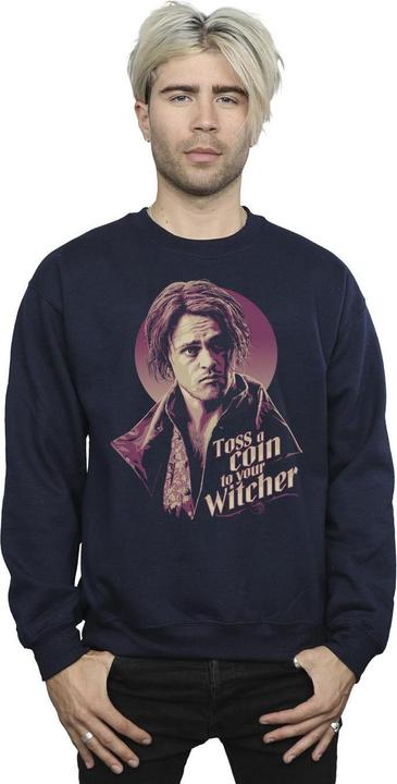 Actual product image Netflix Mens The Witcher Bard Toss A Coin Sweatshirt (M)