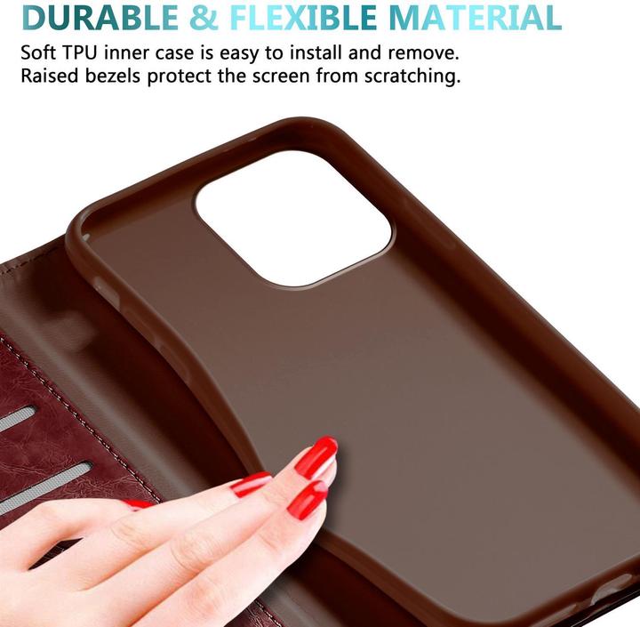Image du produit Cadorabo Pochette Book avec ornements (Apple iPhone 13 Pro)