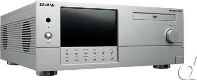 Actual product image Zalman HD160XT HTPC Case PLUS, 7" touch LCD, silver (ATX)