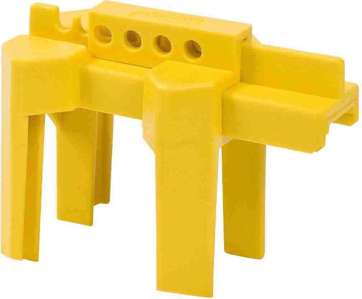 Actual product image Brady Small ball valve shut-off, yellow, 12.70 - 63.50 mm pipe diameter(1 piece)