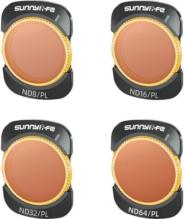 Sunnylife Filterset ND8/PL, ND16/PL, ND32/PL, ND64/PL (DJI Osmo Pocket 3)